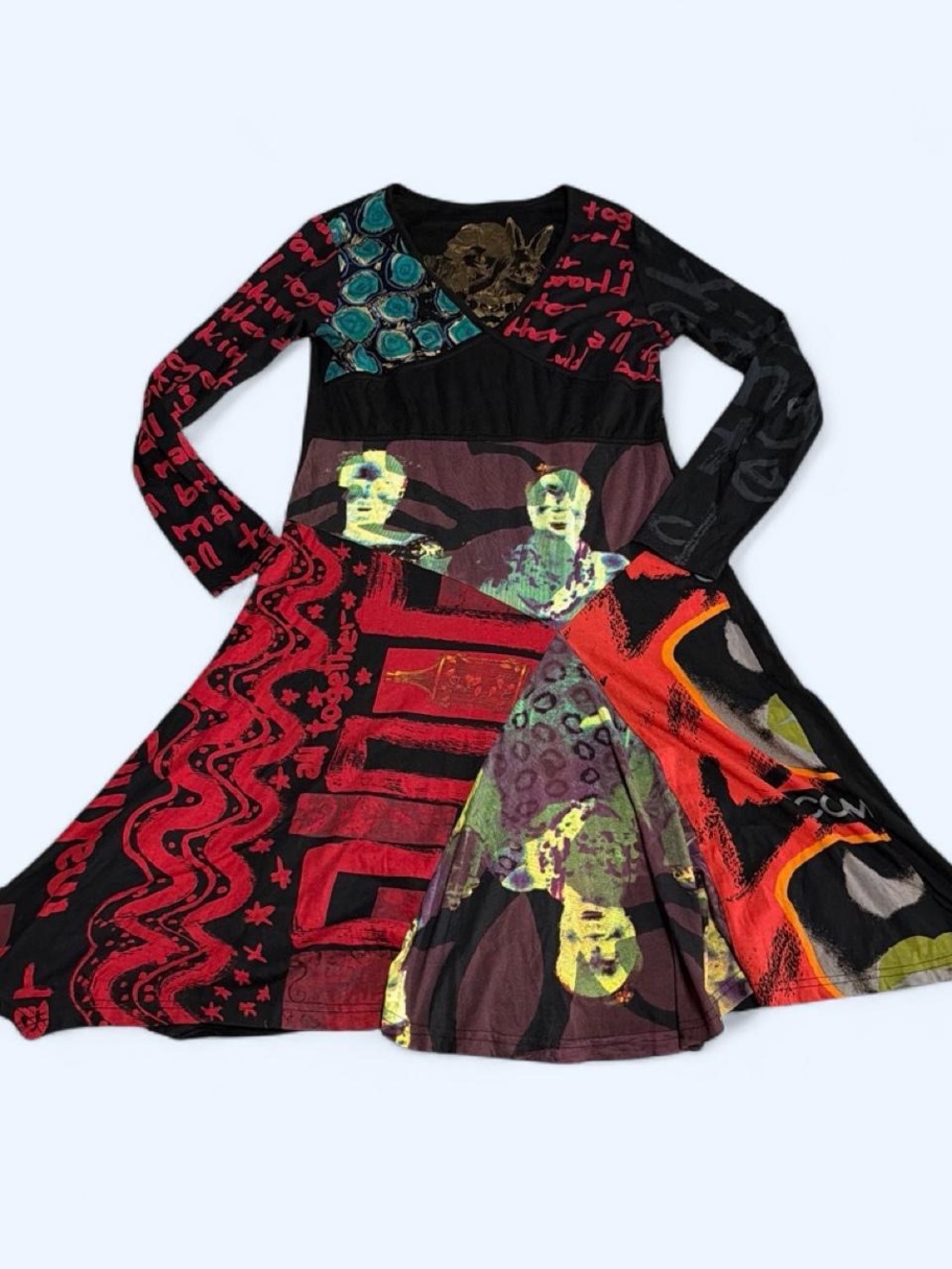 Desigual All In This Together Long  Sleeve Asymmetrical Long